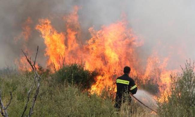 Μαίνονται οι πυρκαγιές σε Ανδρο και Σάμο