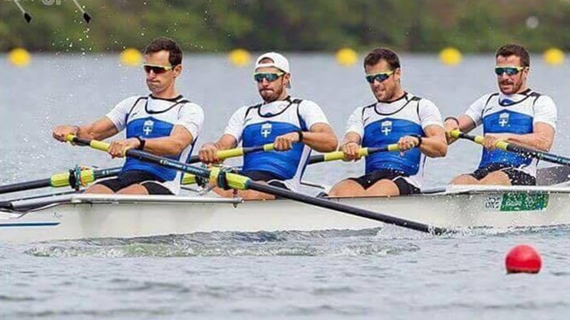 Ρίο 2016 - Κωπηλασία: Στην 8η θέση η «βαριά» τετράκωπος