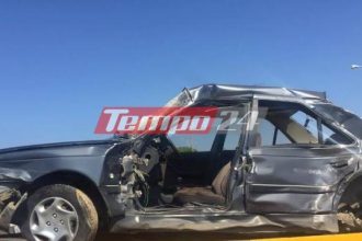 Θρήνος στον Κρίνο Αχαΐας για τον 84χρονο Γιάννη Μπαλντικά - Σε άμορφη μάζα σιδηρικών το Ι.Χ. του μετά τη σύγκρουση με φορτηγό - ΔΕΙΤΕ ΦΩΤΟΓΡΑΦΙΕΣ