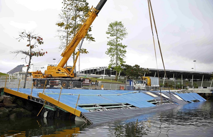 Βραζιλία: Κατέρρευσε η εξέδρα της ιστιοπλοΐας στο Ρίο - ΦΩΤΟΓΡΑΦΙΕΣ