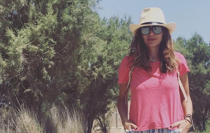 Η Δέσποινα Βανδή απολαμβάνει τις ομορφιές της Λήμνου