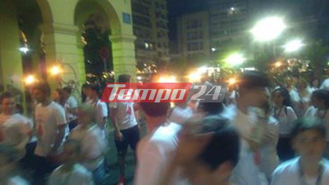 Η Εθελοντική Αιμοδοσία σώζει ζωές-Ηχηρό μήνυμα από δεκάδες Πατρινούς στην τελετή Αφής της Φλόγας της 14ης Λαμπαδηδρομίας ΦΩΤΟΓΡΑΦΙΕΣ ΚΑΙ ΒΙΝΤΕΟ