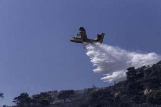 Υπό μερικό έλεγχο η πυρκαγιά στον Πεντάλοφο Μεσολογγίου