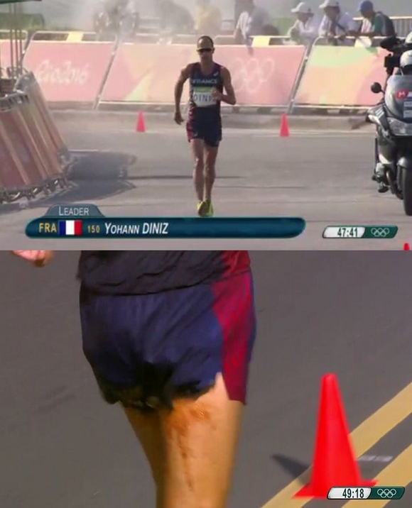 Ο δρομέας τα έκανε πάνω του! ΦΩΤΟΓΡΑΦΙΕΣ