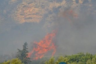 Αιτωλοακαρνανία: Φωτιά στον Άγιο Γεώργιο Μεσολογγίου