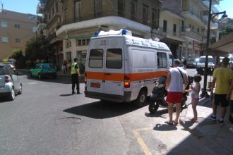 Παράσυρση και τραυματισμός ηλικιωμένου από δίκυκλο στο Αγρίνιο