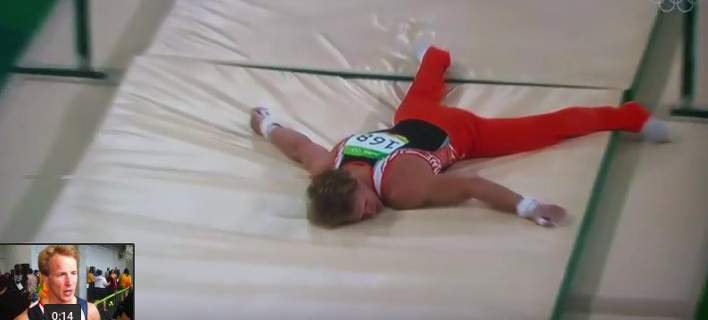 Ο χρυσός Ολυμπιονίκης του Λονδίνου «έσκασε» κάτω με το πρόσωπο! ΒΙΝΤΕΟ