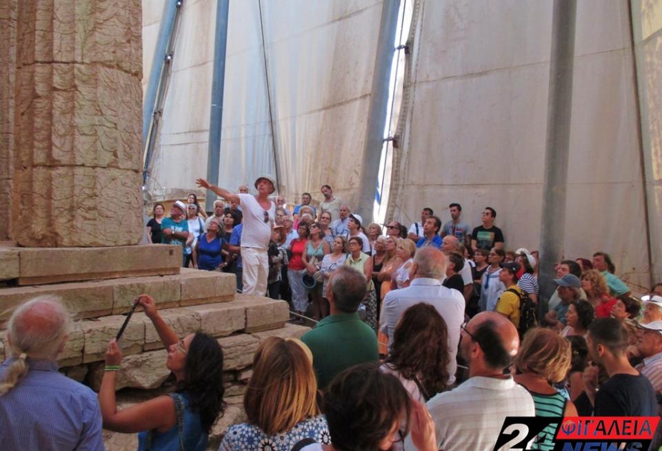 Δεκάδες Μεσσήνιοι στο Ναό του Επικούριου Απόλλωνα - Συμμετείχαν και σε ενημερωτική εκδήλωση στην Ανδρίτσαινα