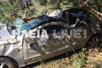 Νεκρή μια 61χρονη γυναίκα σε θανατηφόρο τροχαίο στην Εθνική Οδό Πύργου - Ολυμπίας