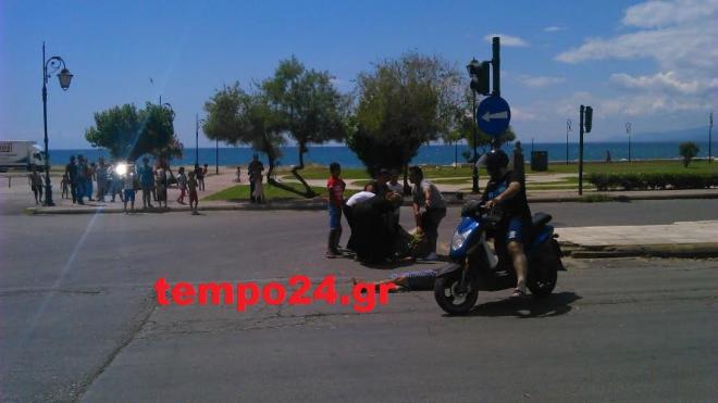 Σοβαρός τραυματισμός δικυκλιστή σε τροχαίο στο Αγρίνιο