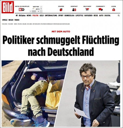 Γερμανός βουλευτής μετέφερε παράνομα με βαλίτσα ορφανό παιδί από την Αφρική