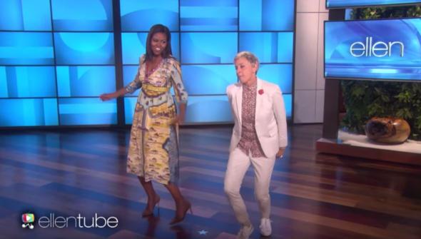 Η Μισέλ Ομπάμα στην Έλεν