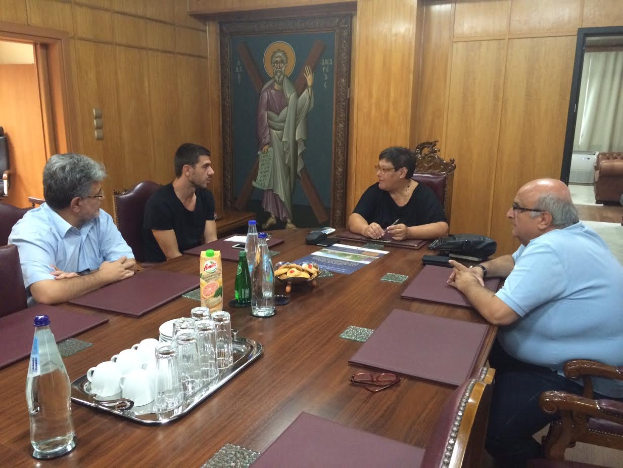 H συνεργασία της Παναχαϊκής με το Πανεπιστήμιο στη συνάντηση του Κώστα Κατσουράνη με την Βενετσάνα Κυριαζοπούλου