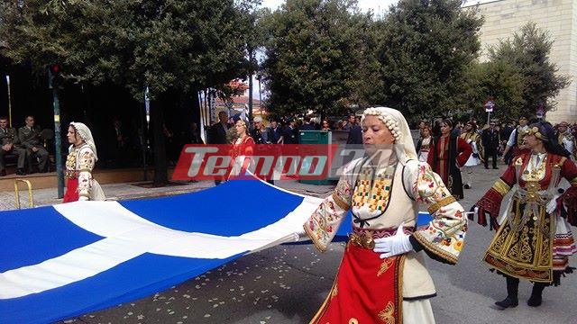 Πλούσιο ΦΩΤΟΡΕΠΟΡΤΑΖ και ΒΙΝΤΕΟ από την παρέλαση της 28ης Οκτωβρίου στην Πάτρα