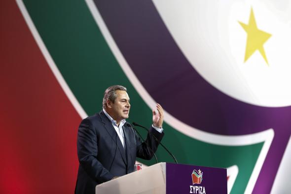 Καμμένος στο συνέδριο του ΣΥΡΙΖΑ: Θα κυβερνάμε μαζί