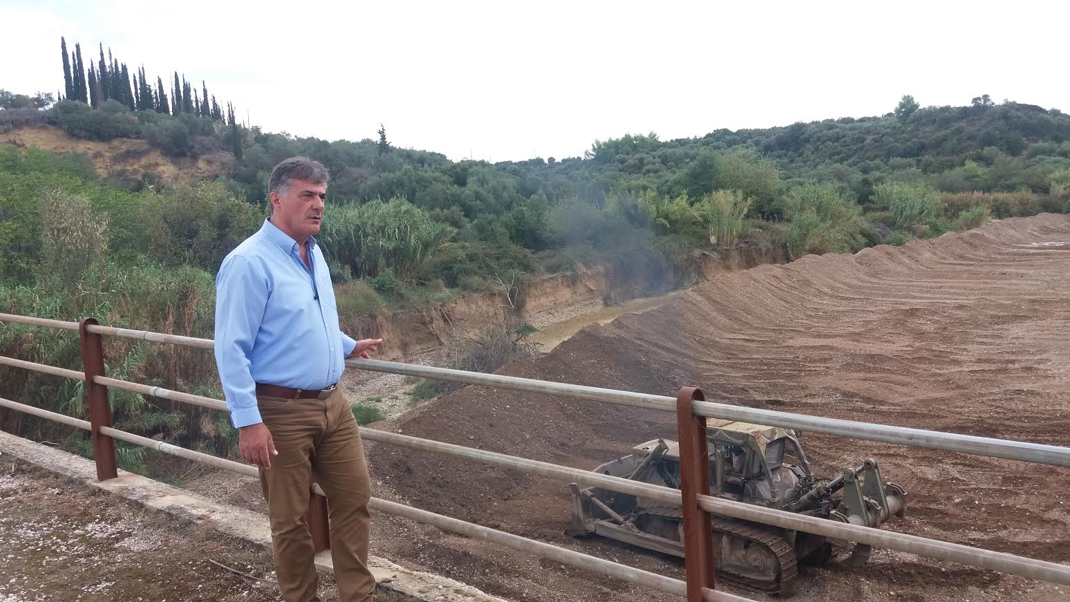 Αντιπλημμυρικά έργα στον Αλισσό – «Θωρακίζεται» ο ποταμός Πείρος