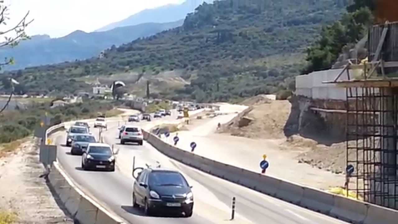 Κυκλοφοριακές ρυθμίσεις στην Αθηνών - Κορίνθου στην κατεύθυνση προς Πάτρα