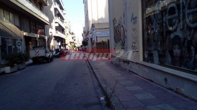 Πάτρα: "Πριβέ" στάθμευση στον πεζόδρομο της Κανάρη