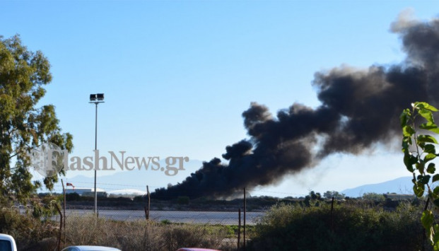 Στις φλόγες τυλίχθηκε F16 - Σε σοβαρή κατάσταση ο πιλότος!