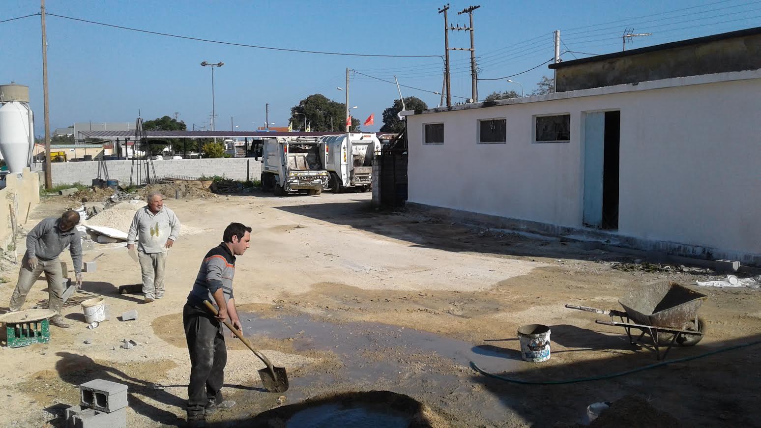 Κάτω Αχαΐα: Έργα στο αμαξοστάσιο