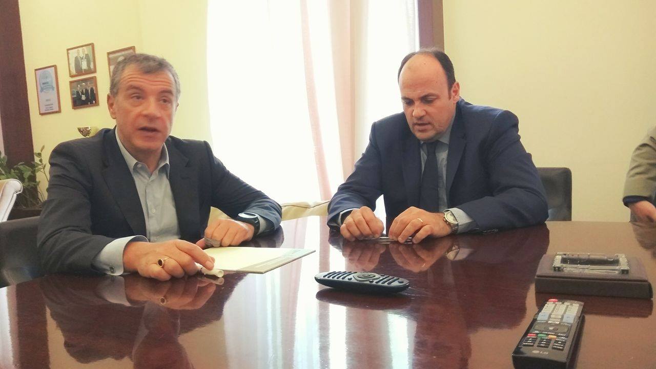 Πάτρα: Με τον Πλάτωνα Μαρλαφέκα συναντήθηκε ο Σταύρος Θεοδωράκης