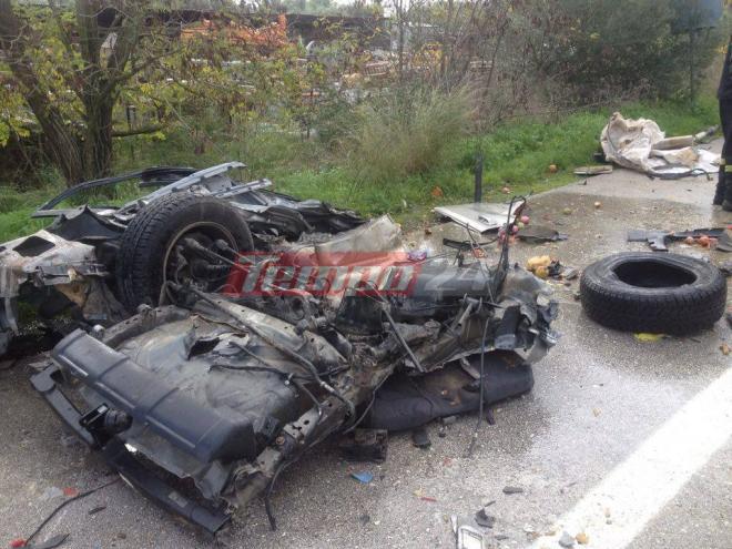 Πατρών - Πύργου: Σκηνές σοκ στο σημείο του θανατηφόρου - Άμορφη μάζα σιδερικών τα οχήματα που συγκρούστηκαν με τη νταλίκα - ΔΕΙΤΕ ΒΙΝΤΕΟ και ΦΩΤΟΓΡΑΦΙΕΣ