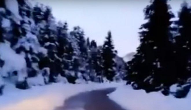 "Ειδική διαδρομή" στα χιονισμένα βουνά της ορεινής Ναυπακτίας - ΒΙΝΤΕΟ