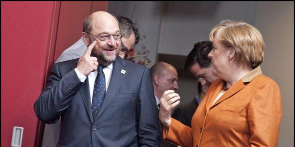 Δημοσκόπηση φωτιά για την Μέρκελ - Ο Σουλτς “εκτοξεύει” το SPD