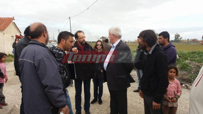 Στους καταυλισμούς των Ρομά κλιμάκια της Περιφέρειας και ο δήμαρχος δυτικής Αχαΐας - Πολλά τα προβλήματα