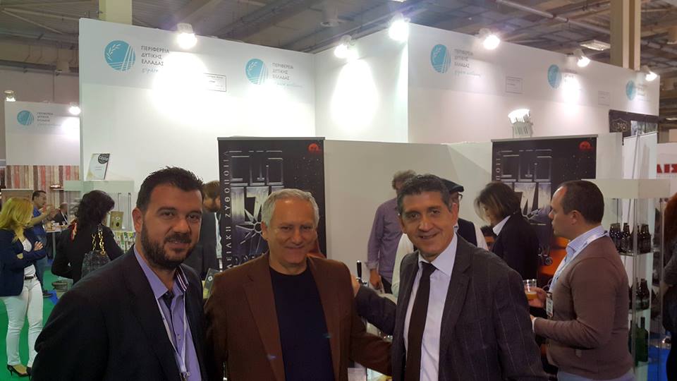 Στα περίπτερα προβολής Αχαϊκών προϊόντων ο Γρηγόρης Αλεξόπουλος - ΦΩΤΟ