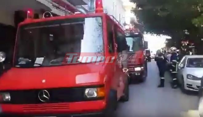 Πυρκαγιά στο σπίτι της οικογένειας του Κωστή Στεφανόπουλου - Αναστάτωση στο κέντρο της Πάτρας (ΝΕΟΤΕΡΑ) - ΔΕΙΤΕ ΒΙΝΤΕΟ