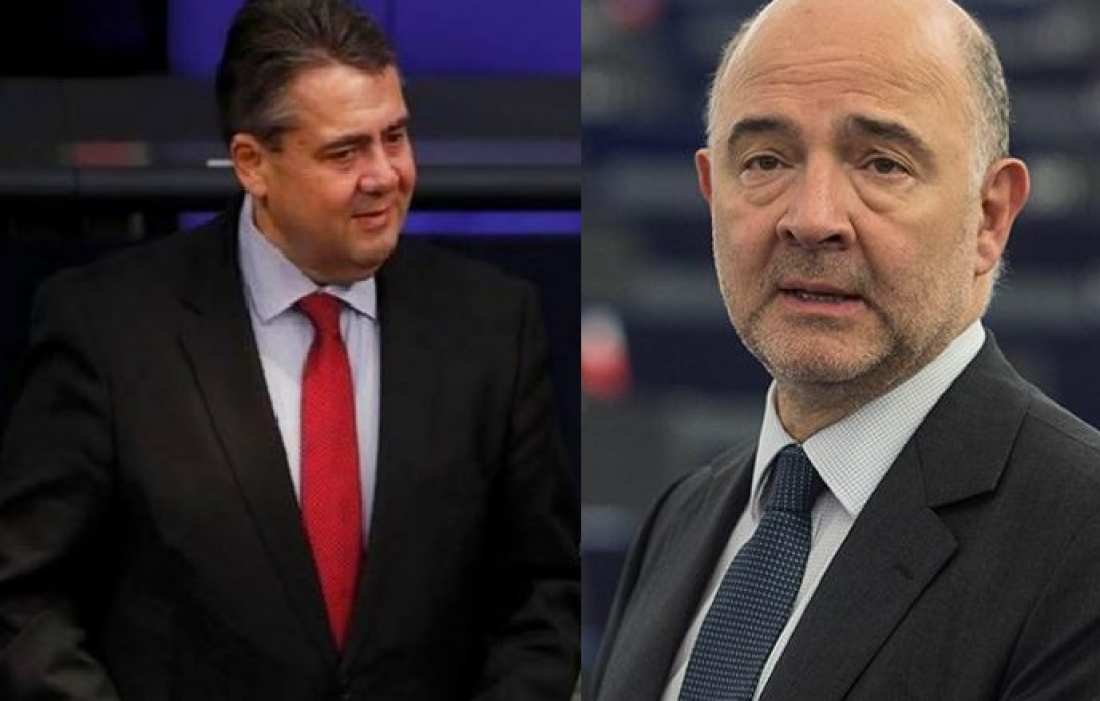 Η Ελλάδα και το μέλλον της ευρωζώνης στην ατζέντα της συνάντησης Γκάμπριελ-Μοσκοβισί