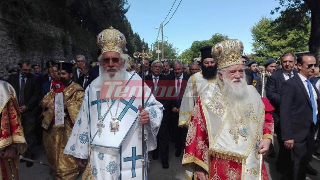 Mε λαμπρότητα και παρουσία του Προέδρου της Δημοκρατίας ο εορτασμός της Παναγίας της Τρυπητής στο Αίγιο- ΔΕΙΤΕ ΦΩΤΟ