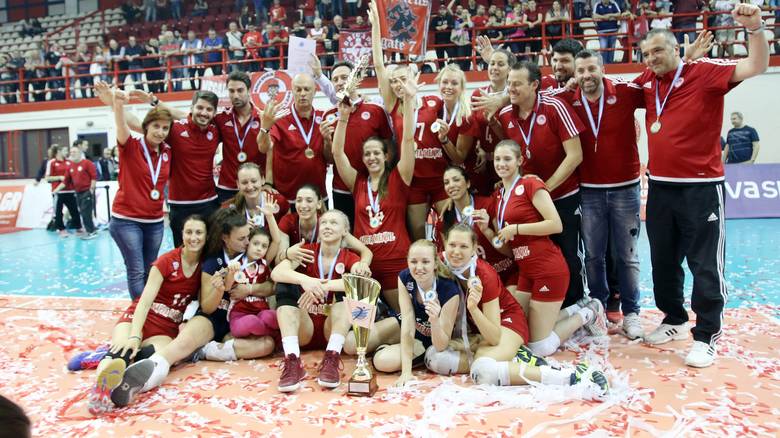 Πρωταθλητής Ελλάδας ο Ολυμπιακός στο βόλεϊ γυναικών