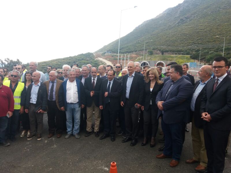 Παραδόθηκε από τον Σπίρτζη η σήραγγα της Κλόκοβας ανάμεσα στο Αντίρριο και το Μεσολόγγι- ΒΙΝΤΕΟ