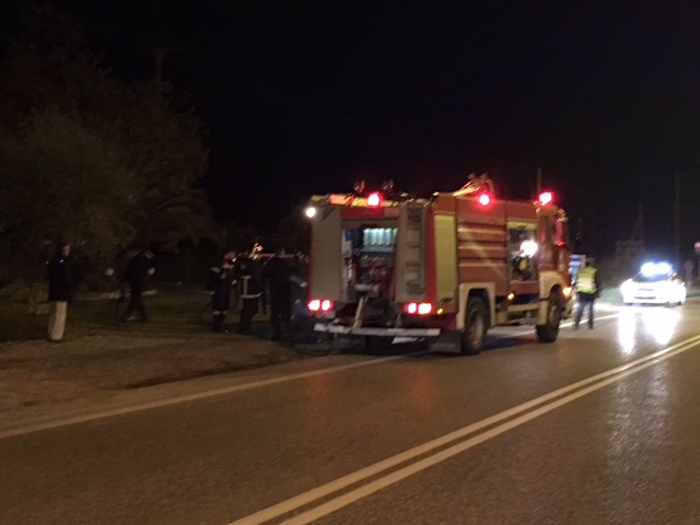 Kάηκε αμάξι εν κινήσει στην Ιόνια Οδό