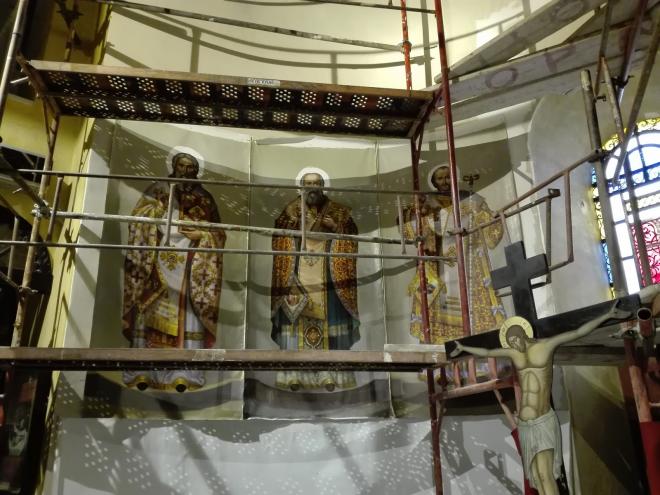 Εργασίες ανακαίνισης στις εκκλησίες του Αποστόλου Ανδρέα και της Ευαγγελιστρίας - ΔΕΙΤΕ ΦΩΤΟΓΡΑΦΙΕΣ