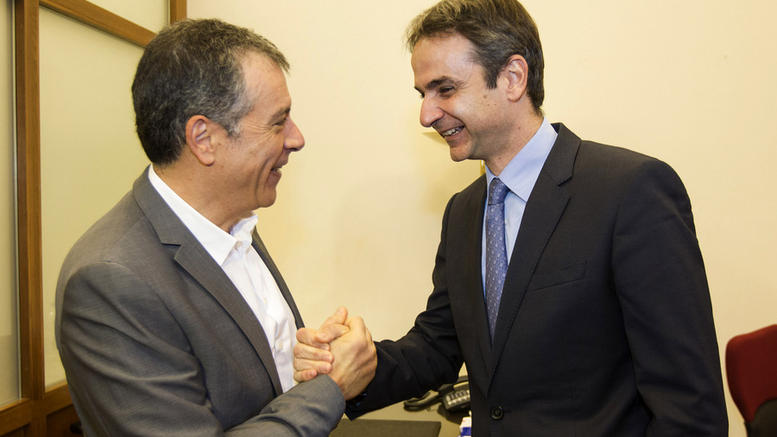 Συναντήθηκαν σήμερα Μητσοτάκης και Θεοδωράκης- Πού τα... βρήκαν