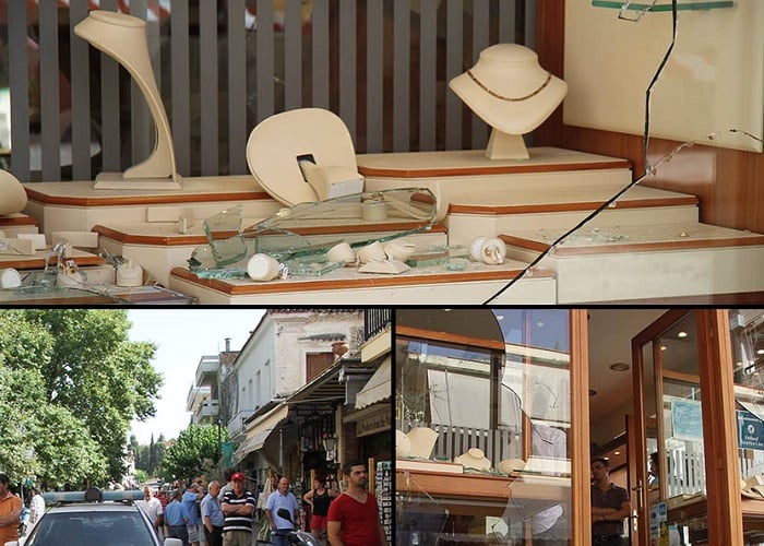 Ούτε στο Εφετείο Πατρών κατέπεσε η ποινή των ληστών της Αρχαίας Ολυμπίας - Είχαν "χτυπήσει" με καλάσνικοφ κοσμηματοπωλείο το 2014