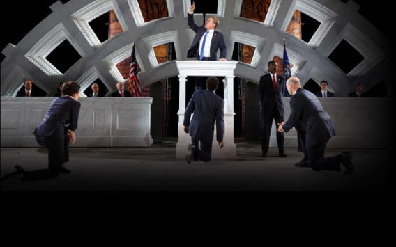 Σάλος για την παράσταση που δείχνει τη δολοφονία… Τραμπ