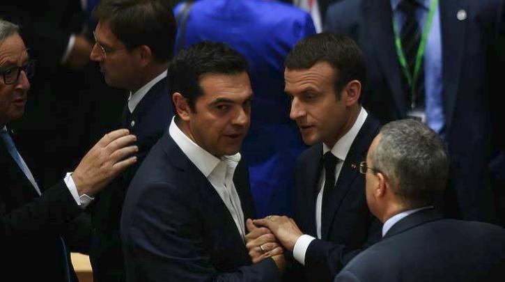 Συνομιλία Τσίπρα-Μακρόν