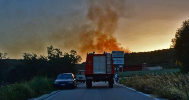 Πυρκαγιά στην Κίρκη Αλεξανδρούπολης