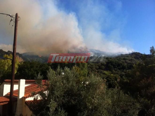 Αχαΐα: Σε επαγρύπνηση η Πυροσβεστική για τη φωτιά στο Καστρίτσι - Η επόμενη ημέρα - ΦΩΤΟ - ΒΙΝΤΕΟ