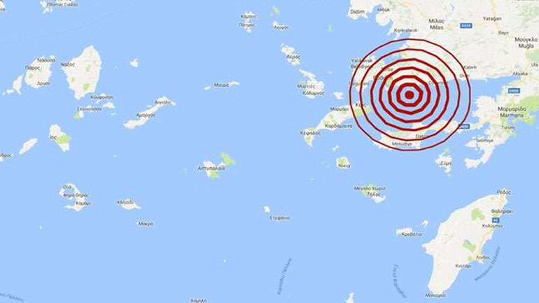 Μετασεισμός 4 Ρίχτερ κοντά στην Κω