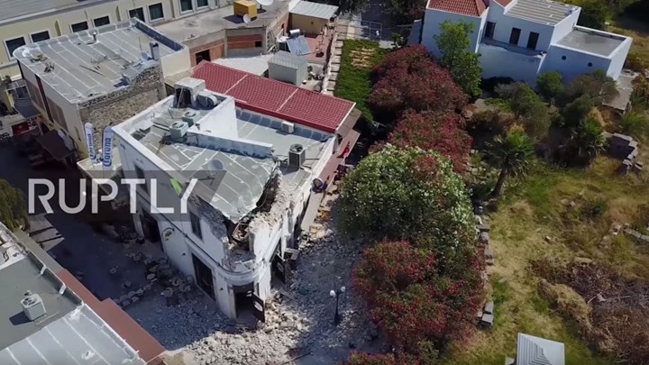 Συγκλονιστικές εικόνες από drone μετά τον φονικό σεισμό στην Κω - Σε κρίσιμη κατάσταση δύο από τους τραυματίες-Νέος ισχυρός μετασεισμός- ΒΙΝΤΕΟ