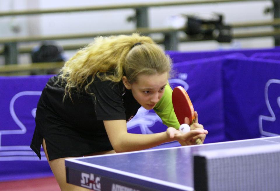Η Βασιλική Ηλιοπούλου στο πανευρωπαϊκό του πινγκ πονγκ