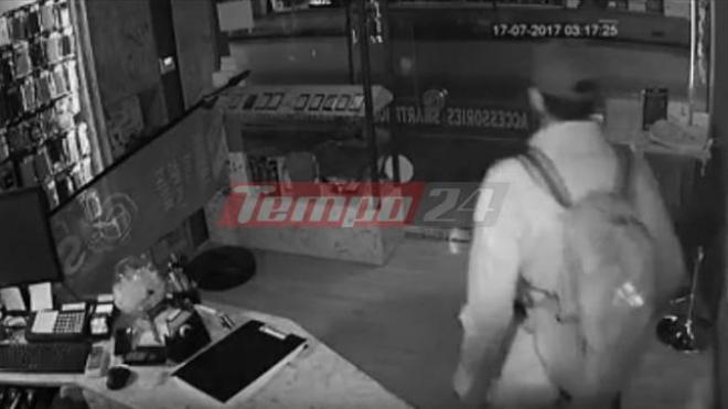 Πάτρα: Καρέ καρέ η "έφοδος" διαρρήκτη σε κατάστημα του κέντρου - ΒΙΝΤΕΟ