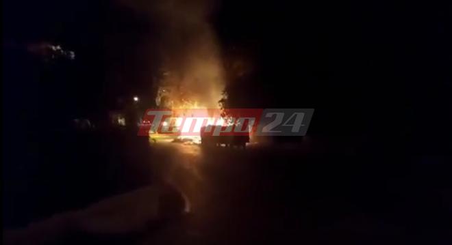 Αναστάτωση τα ξημερώματα στον Άγιο Βασίλη - Λαμπάδιασαν κάδοι, τρομάζοντας τους κατοίκους! - ΔΕΙΤΕ ΦΩΤΟΓΡΑΦΙΕΣ και ΒΙΝΤΕΟ