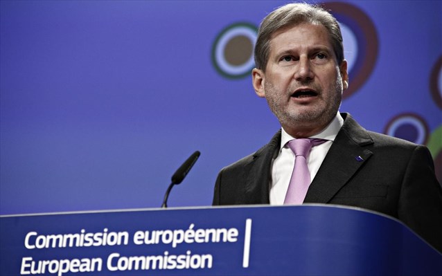 Γιοχάνες Χαν: Τέλος χρόνου για την Τουρκία Ο Αυστριακός επίτροπος στηρίζει τη Γερμανία