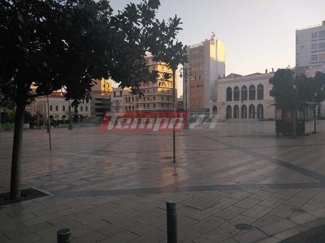 "Αδειασε" η Πάτρα- Πρωτόγνωρες εικόνες χωρίς κίνηση και ΙΧ ΦΩΤΟ